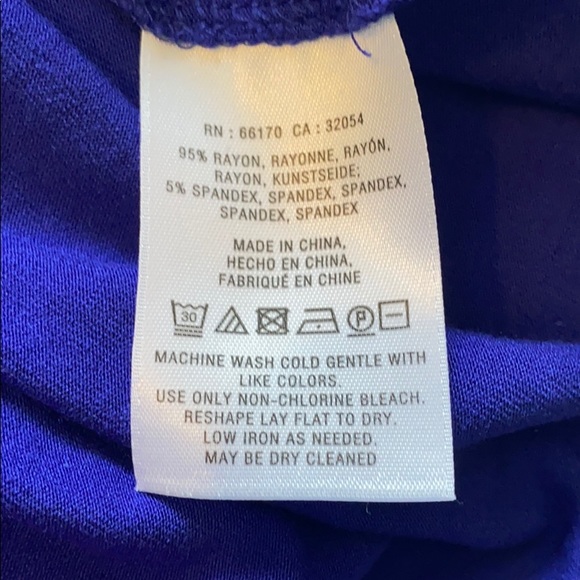 Anthropologie peplum blouse , Deletta sleeveless, blue, pleated - Picture 6 of 6